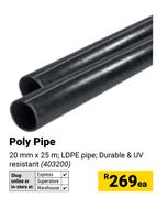 Poly Pipe-Each