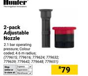 Hunter 2 Pack Adjustable Nozzle