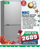 KIC Metallic Bottom Freezer Fridge-309Ltr