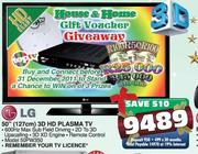 LG 3D HD Plasma TV-50"(127Cm)