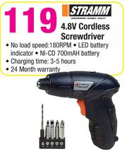 Stramm cordless drill battery sales