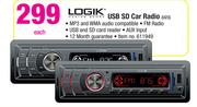 Logik USB SD Car Radio U23-Each