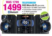 Telefunken DVD Micro Hi-Fi TDH-31BTB