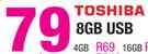 Toshiba 8GB USB-Each