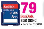 SanDisk 8GB SDHC