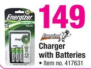 Energizer Charger with Batteries