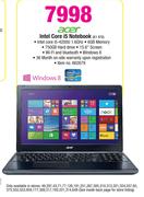 Acer Intel Core i5 Notebook E1 572