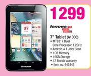 Lenovo 7" Tablet A1000