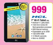 HCL 7" Wi-Fi Tablet U3