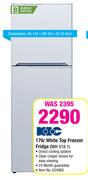 KIC 170Ltr White Top Freezer Fridge WH 518 1