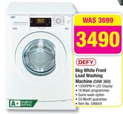 Defy 6kg White Front Load Washing Machine DAW 369