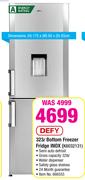 Defy 323Ltr Bottom Freezer Fridge Inox K6032131