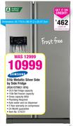 Samsung 516Ltr Metallic Silver Side by Side Fridge RSA1DTMG1 XFA