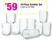 18-Piece Tumbler Set
