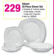 Gibson 20-Piece Dinner Set