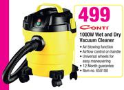 Conti 1000W Wet & Dry Vacuum Cleaner