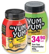 Yum Yum Peanut Butter Assorted- 800g
