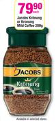 Jacobs Kronung Or Kronung Mild Coffee-200g 