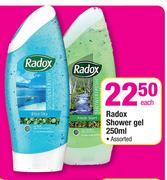 Radox Shower Gel-250ml Each