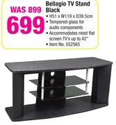 Bellagio TV Stand Black 51x19x39.5Cm