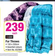Always Home Fur Throws(150 x 200cm)-Each