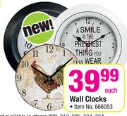 Wall Clocks-Each