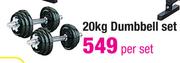 20kg Dumbbell Set