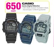 Casio Gents Digital Watches-Each