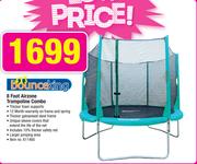 Bounceking 8 Foot Airzone Trampoline Combo