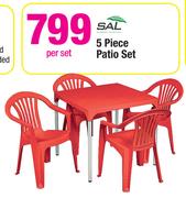 Sal 5 Piece Patio Set