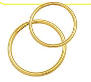  9ct Gold 12mm Sleepers-Per Pair