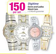 Digitime Gents And Ladies Watch Sets