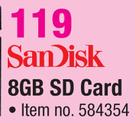 SanDisk 8GB SD Card