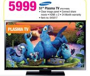 Samsung 51" Plasma TV PS51F4000