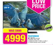 Telefunken 46" LED TV TLEDD-46FHD