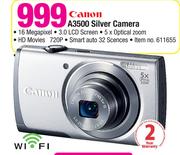 Canon A3500 Silver Camera