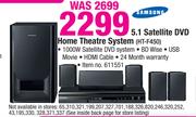 Samsung 5.1 Satellite DVD Home Theatre System-HT-F450