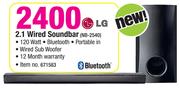 LG 2.1 Wired Soundbar-NB-2540