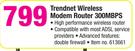 Trendnet Wireless Modem Router 300MBPS