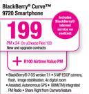BlackBerry Curve 9720 Smartphone-On uChoose Flexi 100