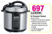 Logik 6L Pressure Cooker RSH 012476018