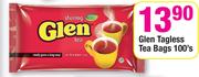 Glen Tagless Tea Bags-100's