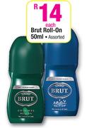 Brut Roll-On-50ml Each