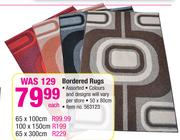 Bordered Rugs-65 x 300cm Each