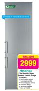 Hisense 230Ltr Metallic Silver Bottom Freezer Fridge H299BME