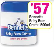 Bennetts Baby Bum Creme-500ml