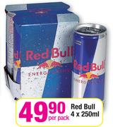 Red Bull-4x250ml Per Pack