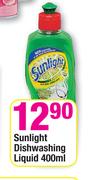 Sunlight Dishwashing Liquid-400ml 