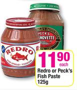 Redro Or Peck's Fish Paste-125g Each
