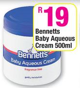 Bennetts Baby Aqueous Creme-500ml